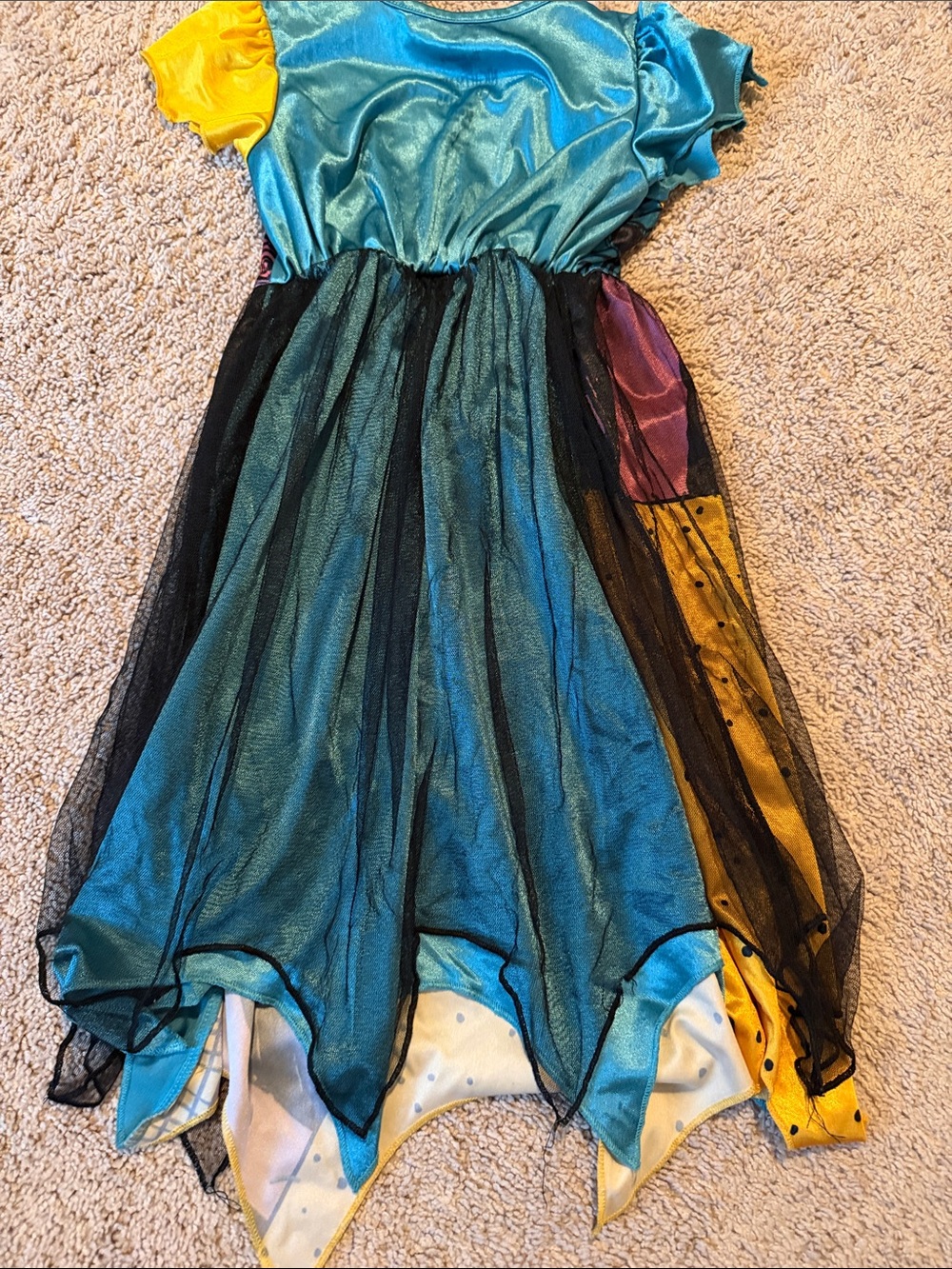 Girl's Nightmare Before Christmas  Patchwork Halloween pajamas - Picture 5 of 5